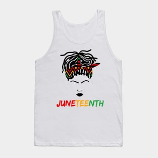 Juneteenth Bandana Locs Woman Tank Top